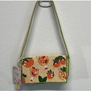 Aperol Spritz Cocktail India Beaded Shoulder Bag Drinks Oranges Tik Tok Viral